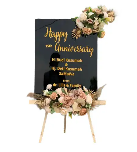 Papan Bunga Akrilik Gentungan